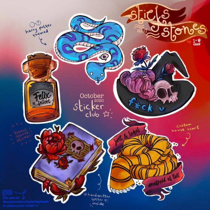HP Witchy Elements Sticker Pack