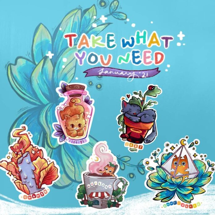 Take What You Need Sticker Pack