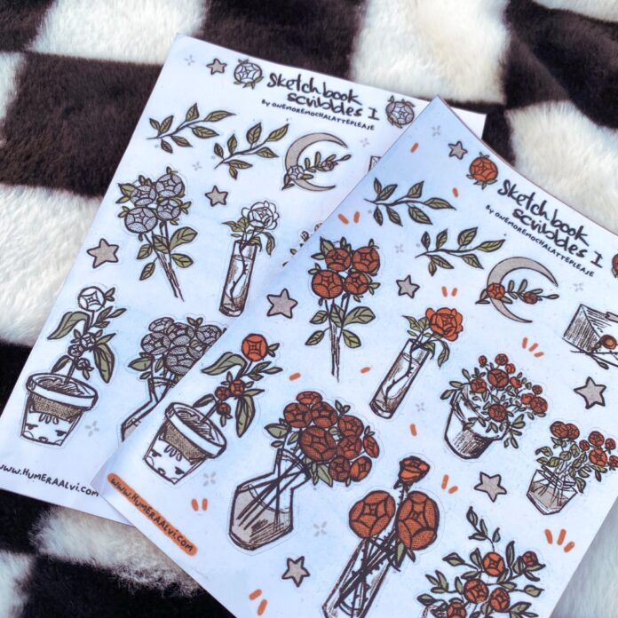 Sketchbook Scribbles Sticker Packs Bundle