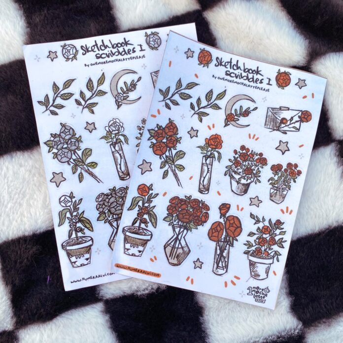 Sketchbook Scribbles Sticker Packs Bundle